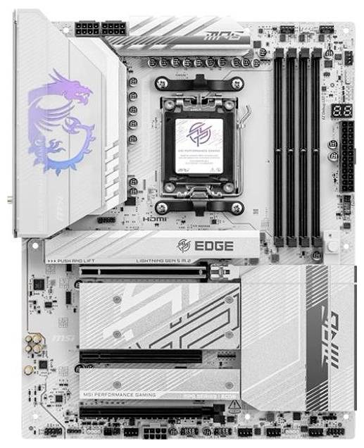 MSI MPG B850I EDGE TI WIFI AM5 ITX MB Moderkort Sockel #####AMD AM5 Formfaktor ITX Moderkort-chipset AMD® B850-0