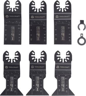 TOOLCRAFT TO-10283859  Bimetall Multiverktyg Value Pack    6 st