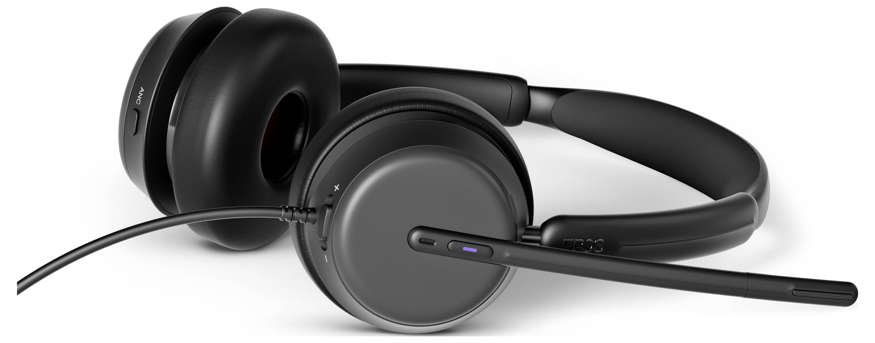 EPOS IMPACT 860T ANC On-ear headset Sladd Stereo Svart Headset Telefon-5