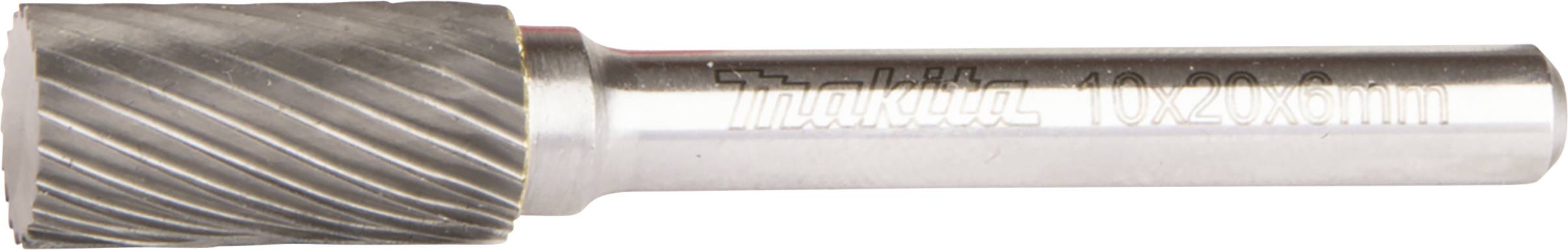 Makita B-52716 Frässtift Cylinder Längd 20 mm Mått - Diameter Ø 10 mm Effektiv längd 6 mm Skaft-Ø 6 mm