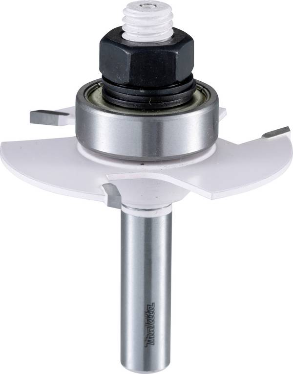 Makita D-48963 Notfräs    Längd 59 mm Mått - Diameter Ø 47.6 mm Effektiv längd 12.7 mm Skaft-Ø 8 mm