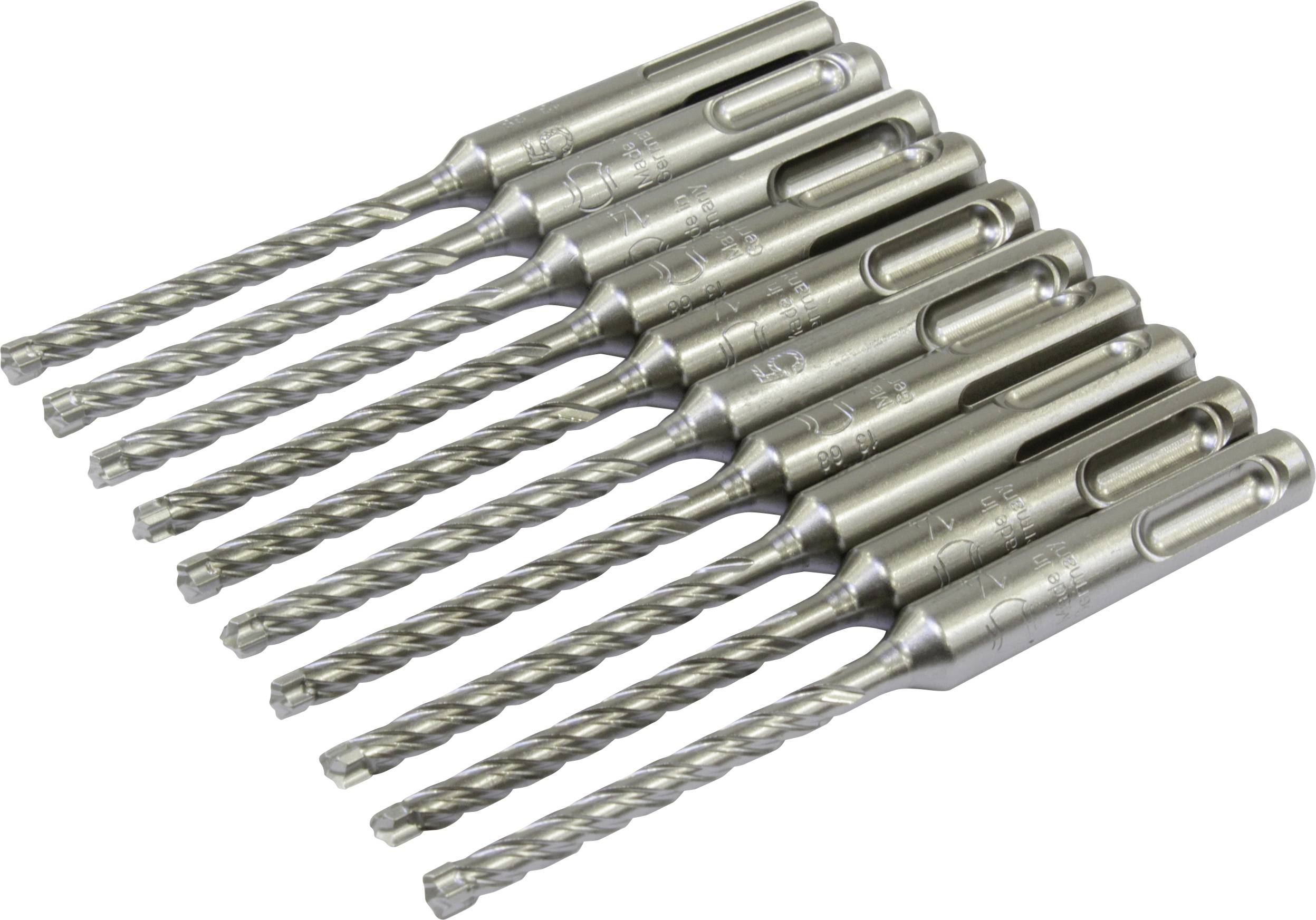 Makita B-63236 Hårdmetall Sten-spiralborr set 5.5 mm Total längd 115 mm SDS-Plus 10 st-0