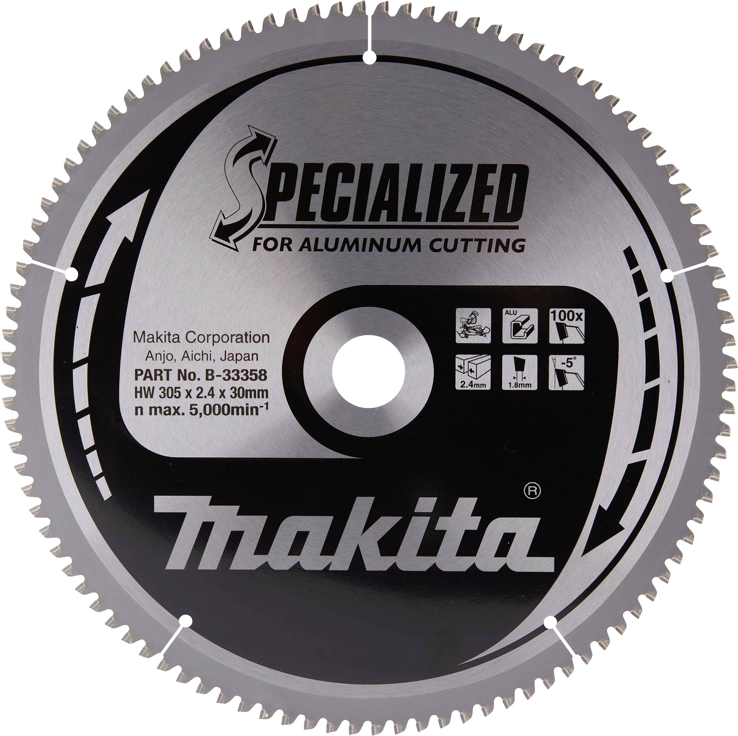 Makita B-33358 B-33358 Cirkelsågblad 305 mm 1 st-0