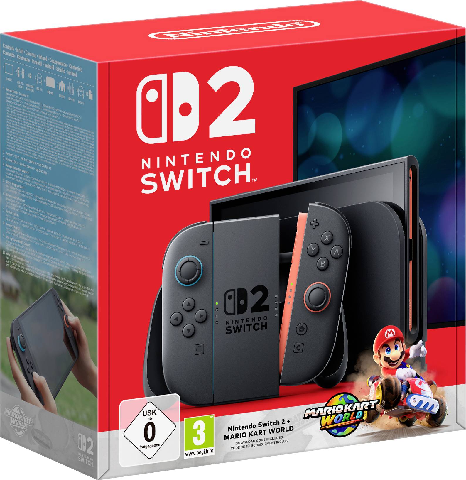 Nintendo Switch 2 256 GB Svart Inkl. Mario Kart World-0