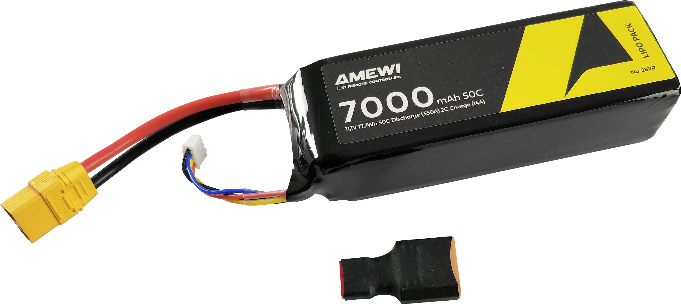 Amewi RC Batteripack (LiPo) 11.1 V 7000 mAh Antal celler: 3 Hardcase XT90-0