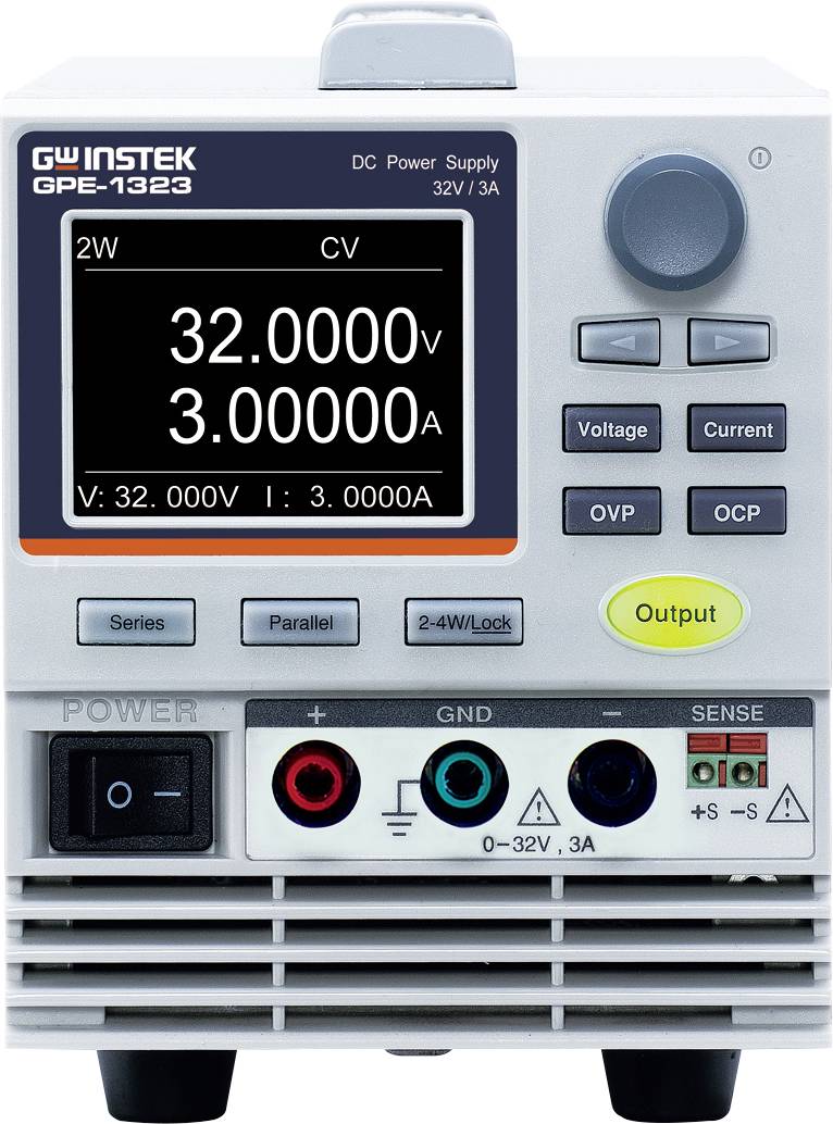 GW Instek GPE-1323 96 W Einkanal Linear DC-Netzteil Laboratorieaggregat, justerbar 32 V (max.) 3 A (max.) 96 W radiostyr-0