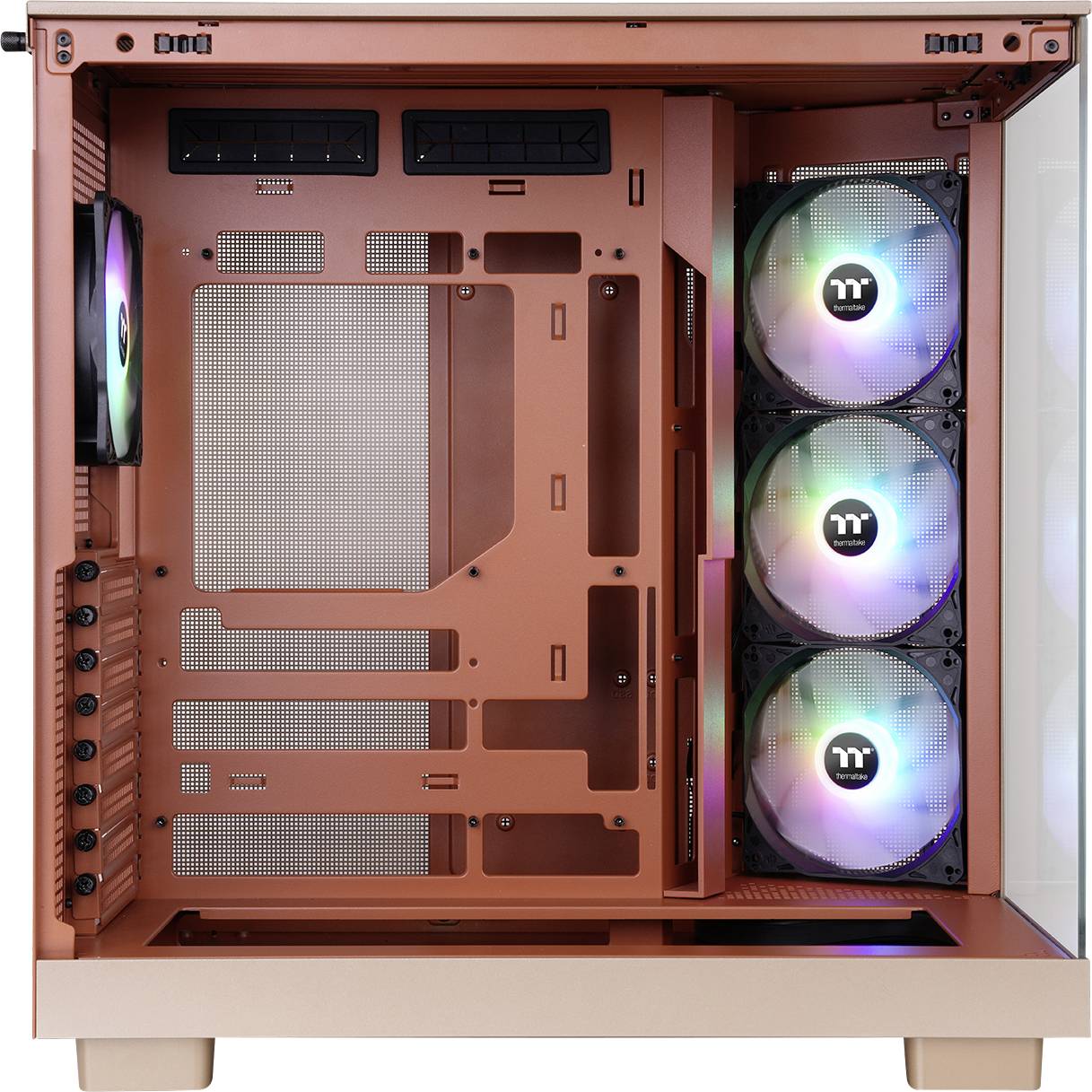 Thermaltake View 380 XL TG ARGB Gravel Sand Midi-Tower Datorchassi Sandbrun-0