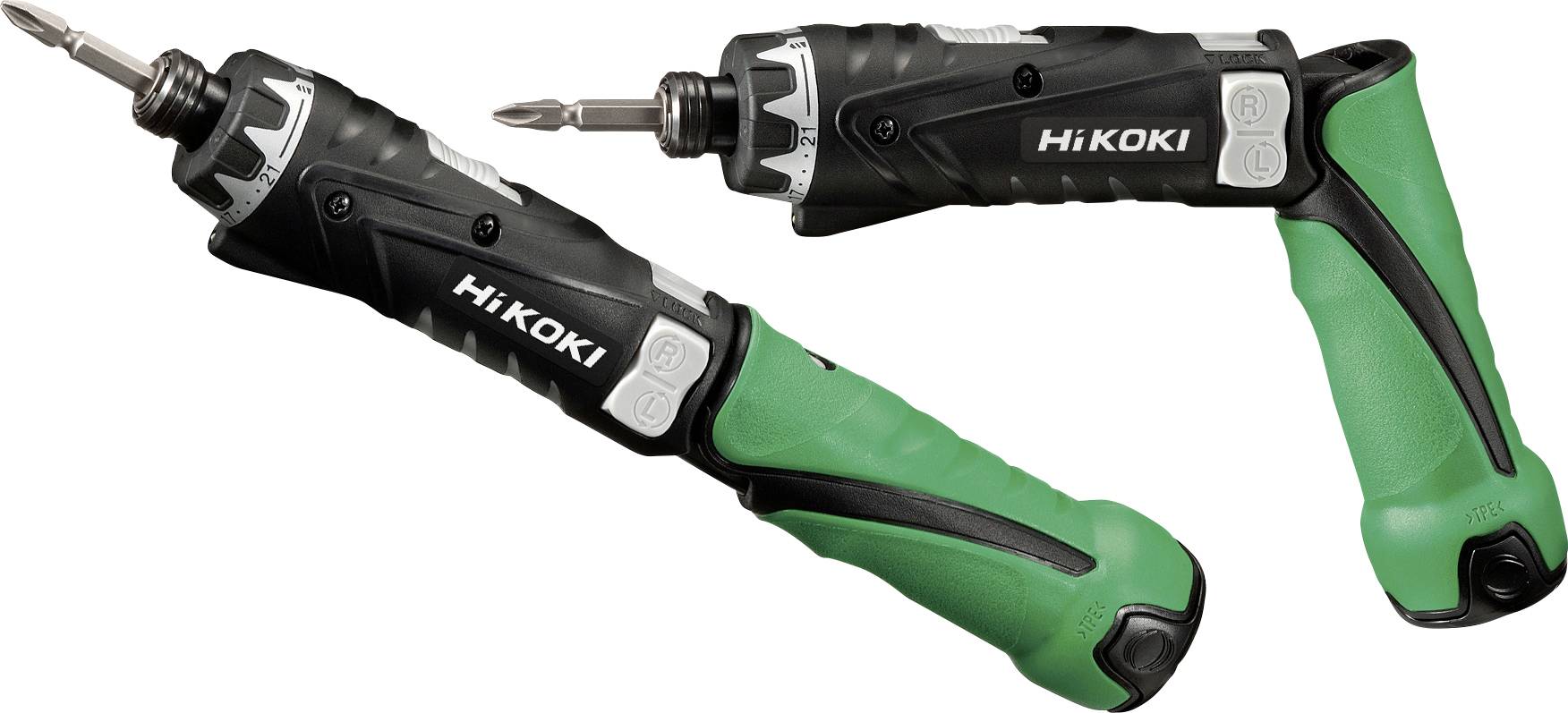 HiKOKI DB3DL2WCZ Pivot-skruvdragare batteri 3.6 V 1.5 Ah Li-Ion inkl. 2x batterier, inkl. laddare, inkl. väska-0