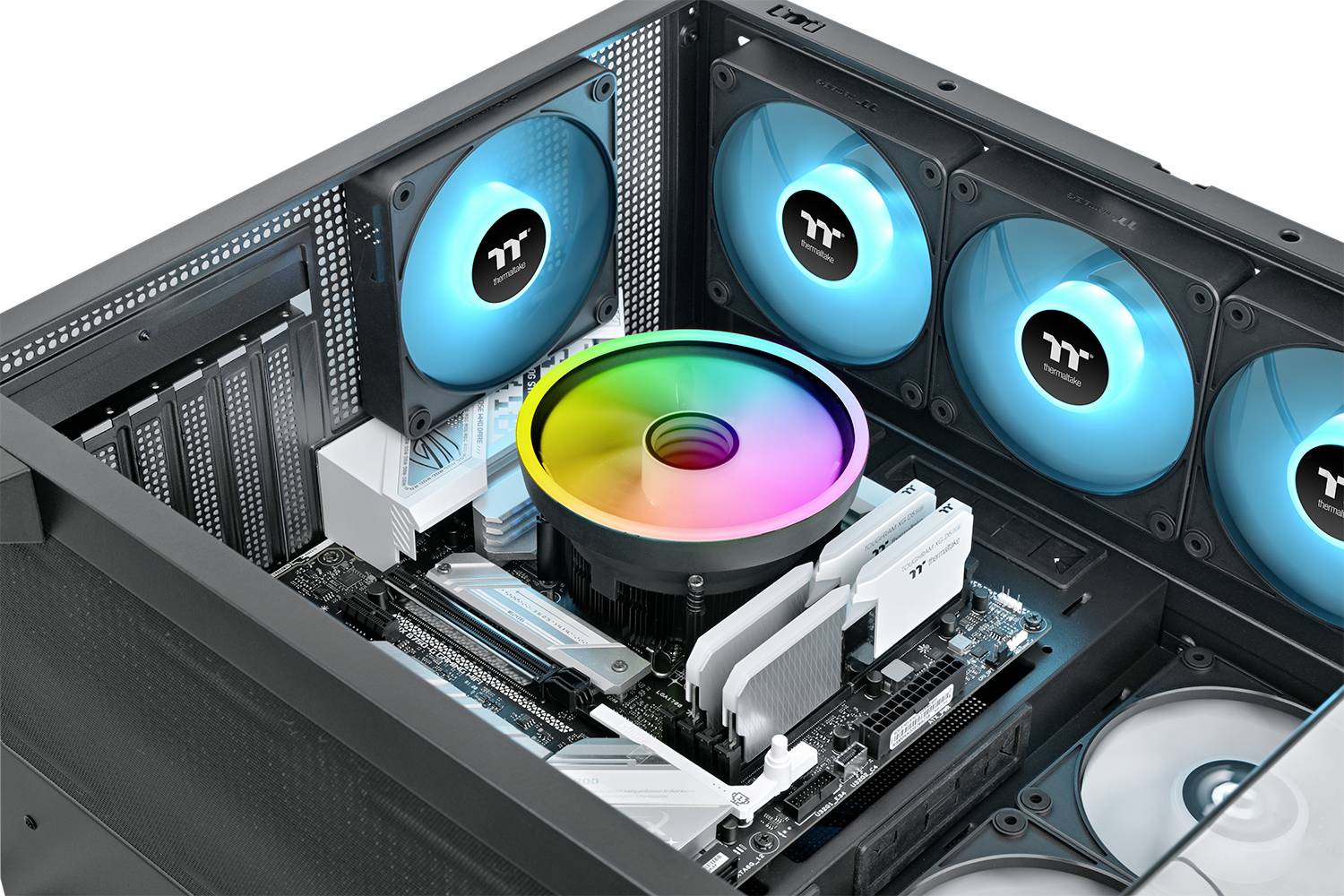 Thermaltake UX150-L ARGB Air cooler Black CPU-kylare fläkt #####Intel® 1851, Intel® 1150, Intel® 1151, Intel® 1155, Inte-9
