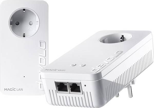Devolo Magic 2 WiFi 6 next Startset 07188  Powerline, WLAN 2400 MBit/s