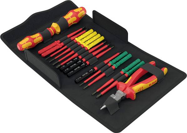Wera Kraftform Kompakt VDE 17 extra slim 2 Tool Finder 05006610001 Verktygsset   17 delar