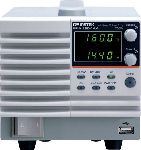 GW Instek PSW 160-14.4 Multi-Range-Schaltnetzteil Laboratorieaggregat, justerbar 0 - 160 V 0 - 14.4 A 1080 W LAN, USB ra-0