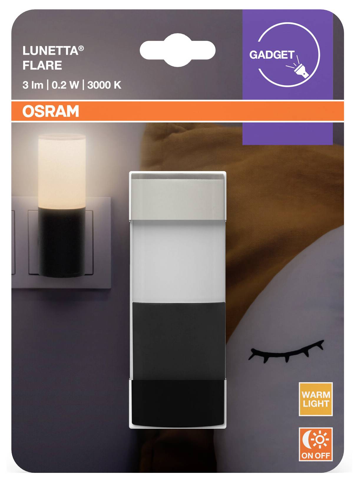 OSRAM HOMELIGHTING LUNETTA FLARE 830 Black 4099854444418 Väggbelysning 0.20 W Svart-2