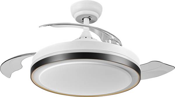 OSRAM HOMELIGHTING Retractable 1070 Takfläkt  66 W  Vit med fjärrkontroll