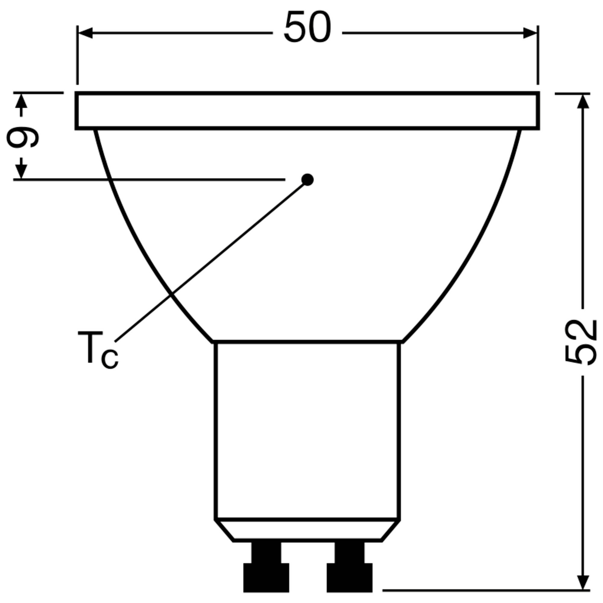 OSRAM HOMELIGHTING 4099854352355 LED-reflektorlampa-lamp EEK G (A - G) GU10 3.4 W Varmvit 5 st-3