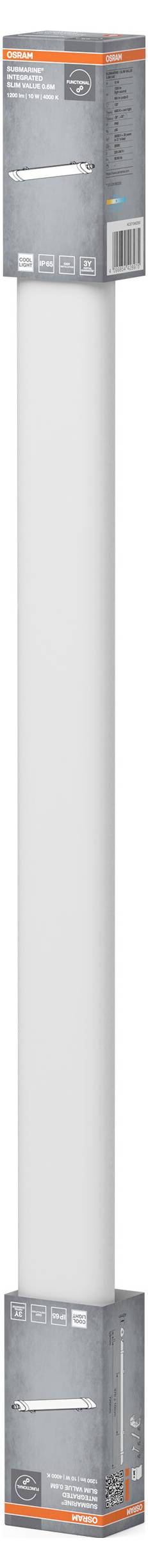 OSRAM HOMELIGHTING Submarine Integrated Slim Value 0.6M 10W 4000K LED-våtrumsbelysning 10 W-2