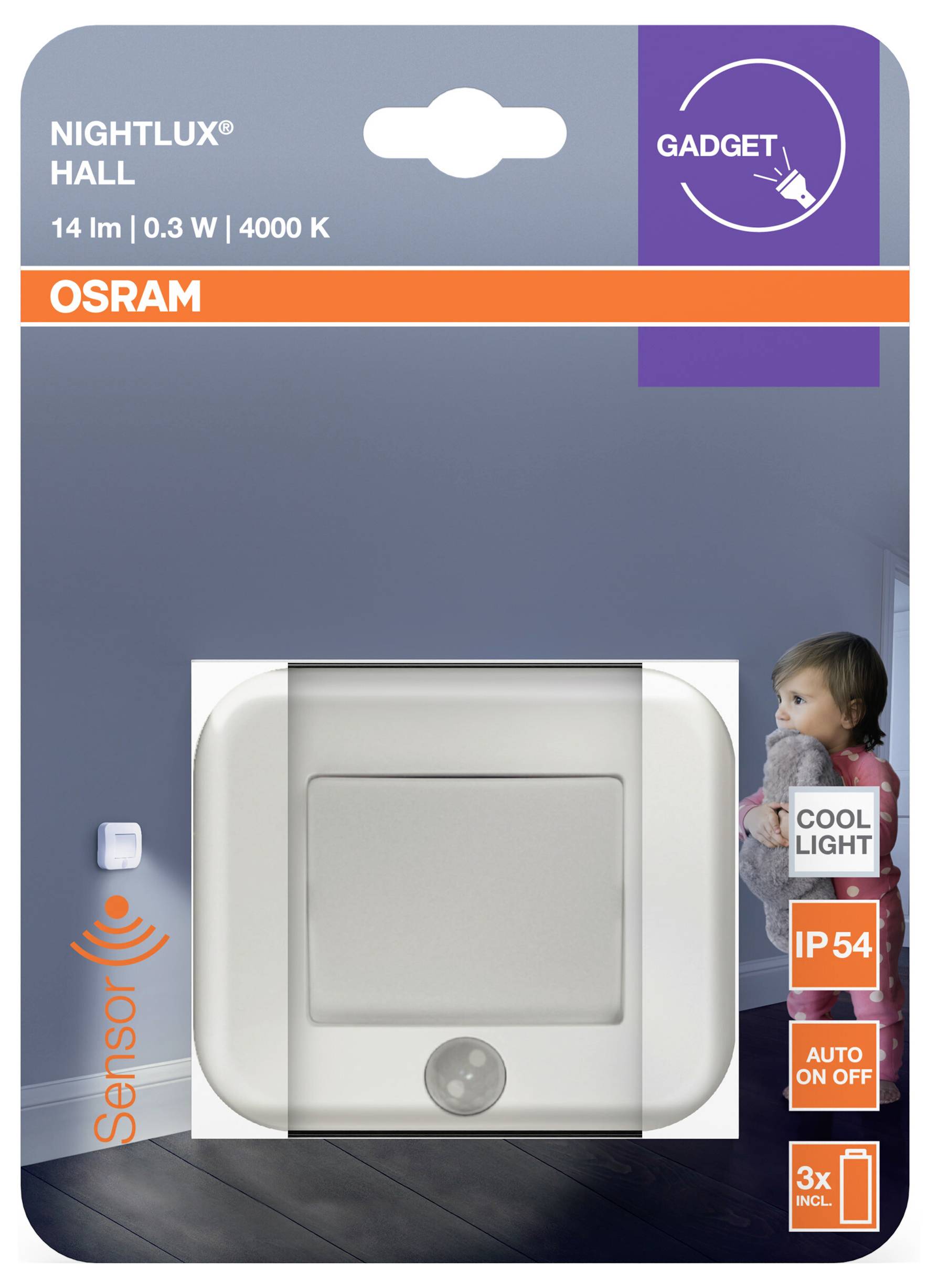 OSRAM HOMELIGHTING NIGHTLUX Hall White 4099854530999 LED-nattlampa LED Vit Vit-2