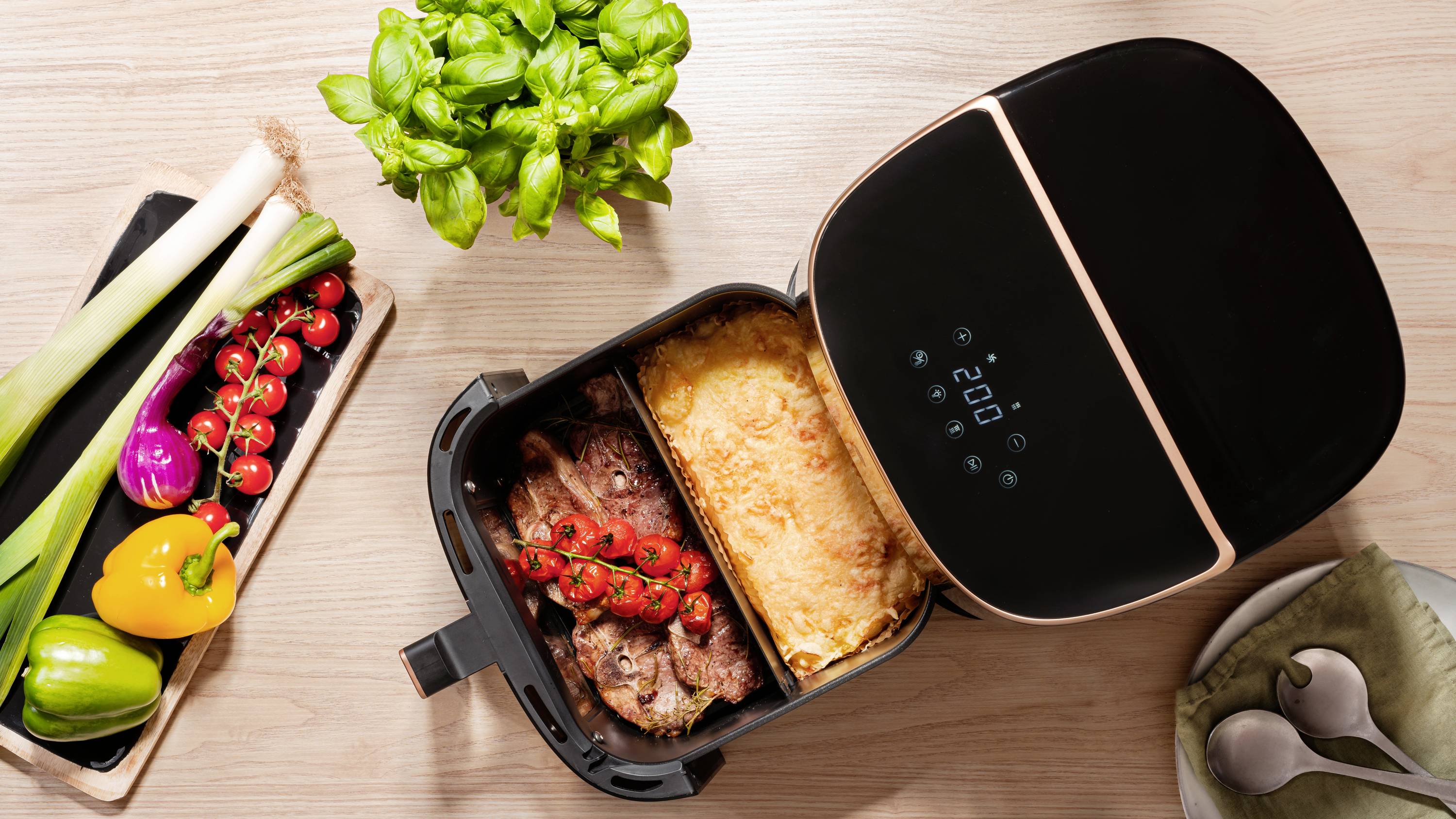 Wilfa Dualfry Split AFD-80SPLIT Varmluftsfritös 8 l 1600 W-10