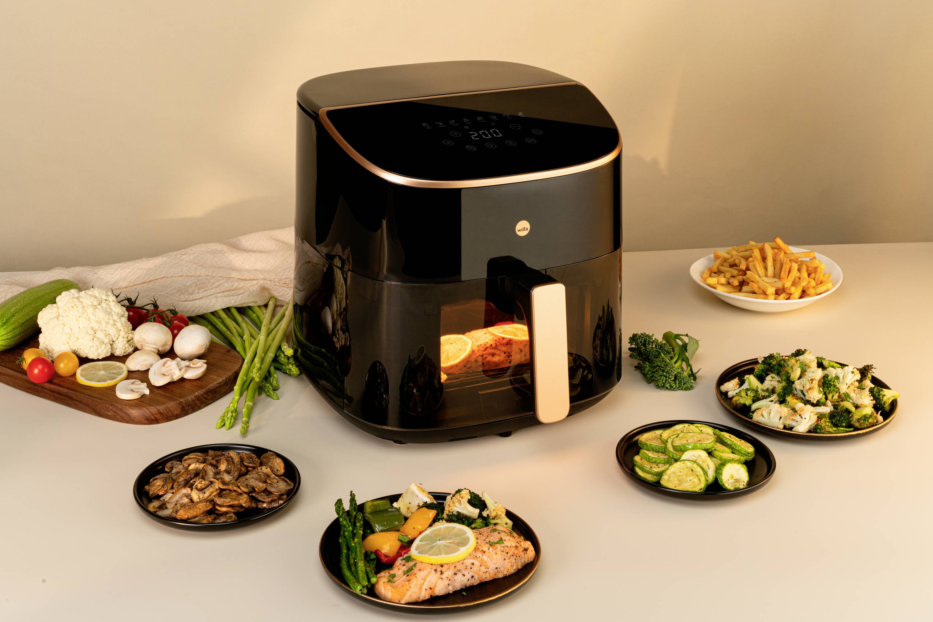 Wilfa Dualfry Split AFD-80SPLIT Varmluftsfritös 8 l 1600 W-14