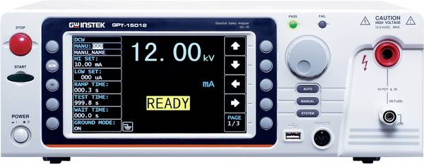 GW Instek GPT-15012 (CE) Säkerhetsanalysator   50 Ω