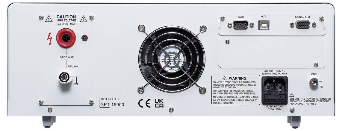 GW Instek GPT-15012 (CE) Säkerhetsanalysator 50 Ω-1