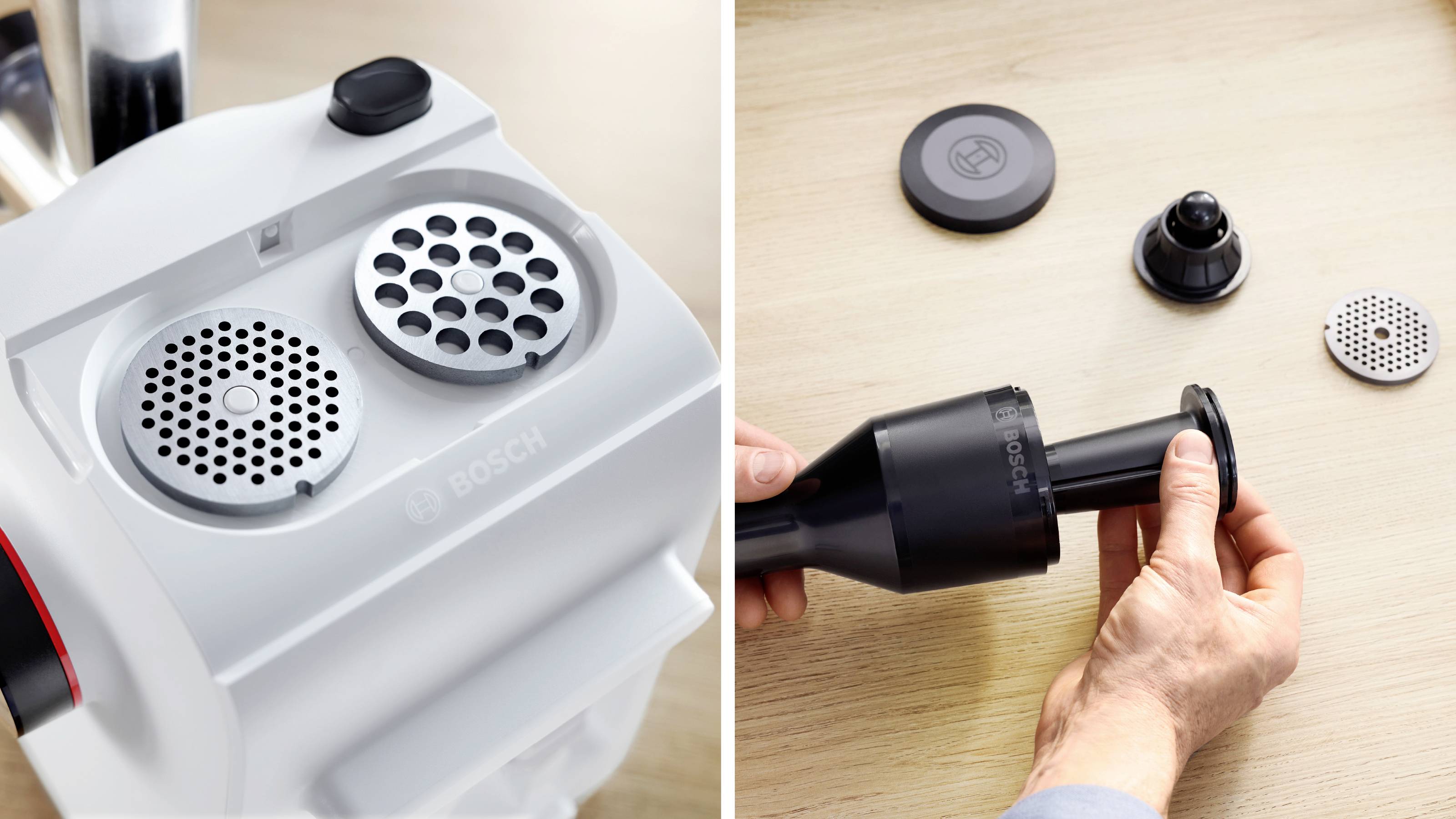 Bosch Multi Power Serie 4, 1900 Watt Blockierleistung MFWS420W Köttkvarn 1300 W Vit-9