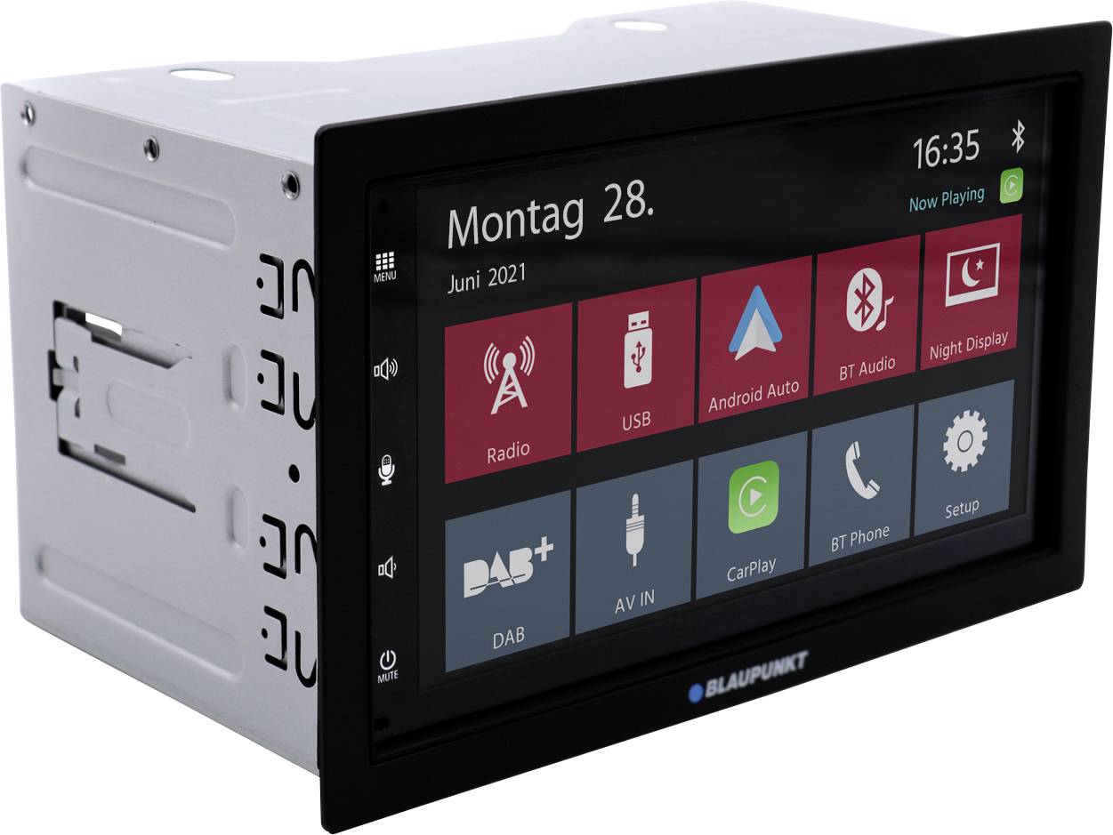 Blaupunkt Rotterdam 600 DAB Bilstereo Apple CarPlay, Android Auto™, Integrerat navigationssystem, inkl. fjärrkontroll, i-0