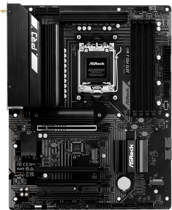 ASRock 90-MXBT60-A0UAYZ Moderkort Sockel #####AMD AM5 Formfaktor ATX Moderkort-chipset AMD® X870