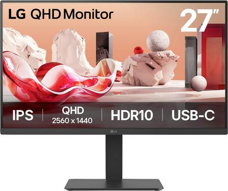 LG Electronics 27BA65QB-B LED-skärm  EEK E (A - G) 68.6 cm (27 tum)  16:9 5 ms HDMI IPS LED