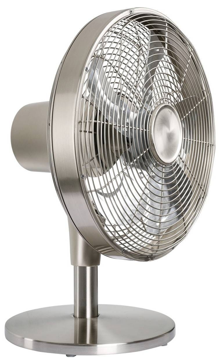 CasaFan Airos Eco Classic TV Bordsfläkt 18 W (Ø x H) 35 cm x 450 mm Krom (borstad) Timer-3