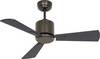 CasaFan ECO NEO III 92 BZ-SW/TK WiFi Flügel Schwarz/Teak Takfläkt 12 W (Ø x H) 92 cm x 360 mm Brons med fjärrkontroll, Timer, Vinterdrift, Appstyrd