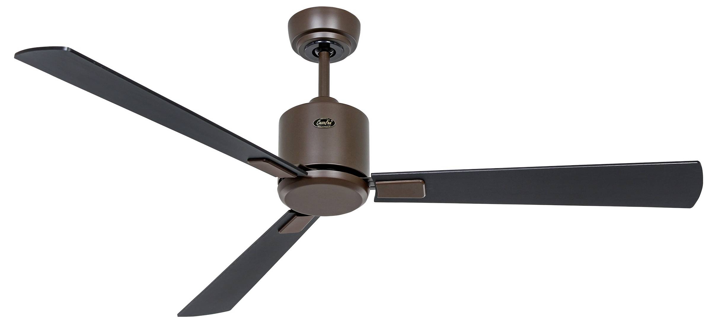 CasaFan ECO NEO III 132 BZ-SW/TK WiFi Flügel Schwarz/Teak Takfläkt 27 W (Ø x H) 132 cm x 360 mm Brons med fjärrkontroll,-2