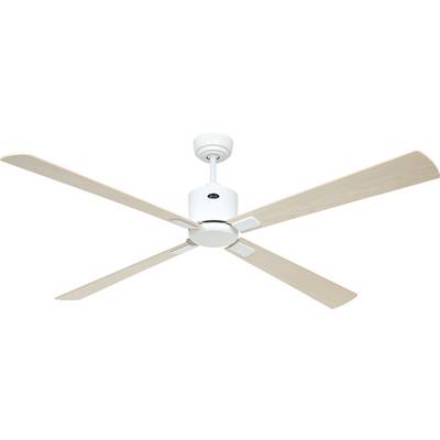 CasaFan ECO NEO III 152 WE-AH/BU WiFi Flügel Ahorn/Buche Takfläkt 27 W (Ø x H) 152 cm x 360 mm Vit med fjärrkontroll, Ti-0