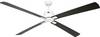 CasaFan ECO NEO III 180-4 WE-WN/SI WiFi Flügel Wenge/silber Takfläkt 28 W (Ø x H) 180 cm x 360 mm Vit med fjärrkontroll, Timer, Vinterdrift, Appstyrd