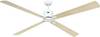 CasaFan ECO NEO III 180-4 WE-AH/BU WiFi Flügel Ahorn/Buche Takfläkt 28 W (Ø x H) 180 cm x 360 mm Vit med fjärrkontroll, Timer, Vinterdrift, Appstyrd