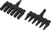 6 gånger PV-grenkontaktset TC-13805808 Svart TRU COMPONENTS Innehåll: 2 st