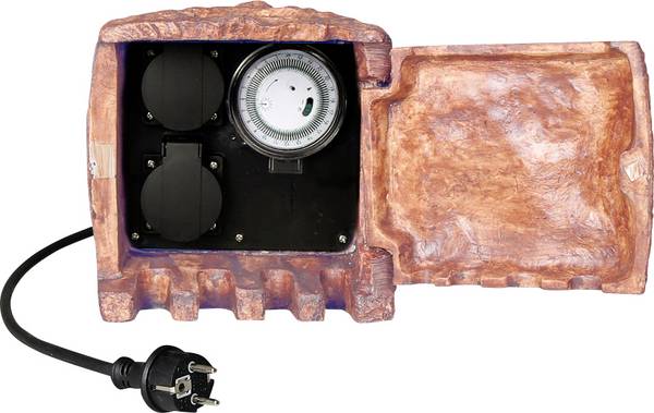 LEDmaxx ST202B Grenuttag   Brun med timer