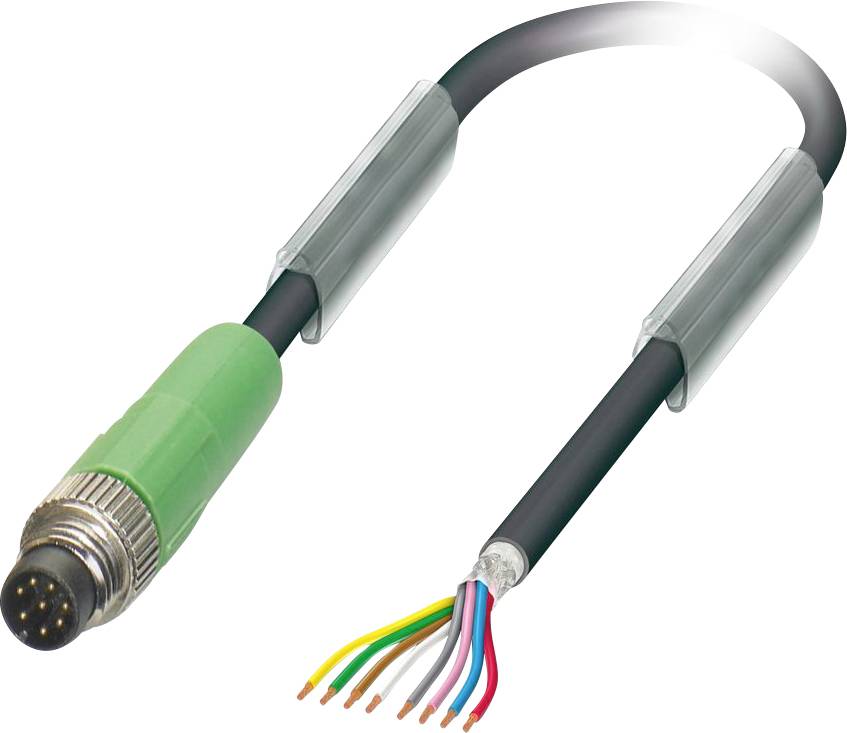 Phoenix Contact 1404138 Sensor/ställdons-kabel M8 Hylsa 10 m Antal poler (RJ): 8 1 st