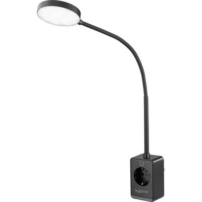 Sygonix SY-6906670 LED-vägglampa LED EEK: F (A - G) 4.5 W LED Svart-0