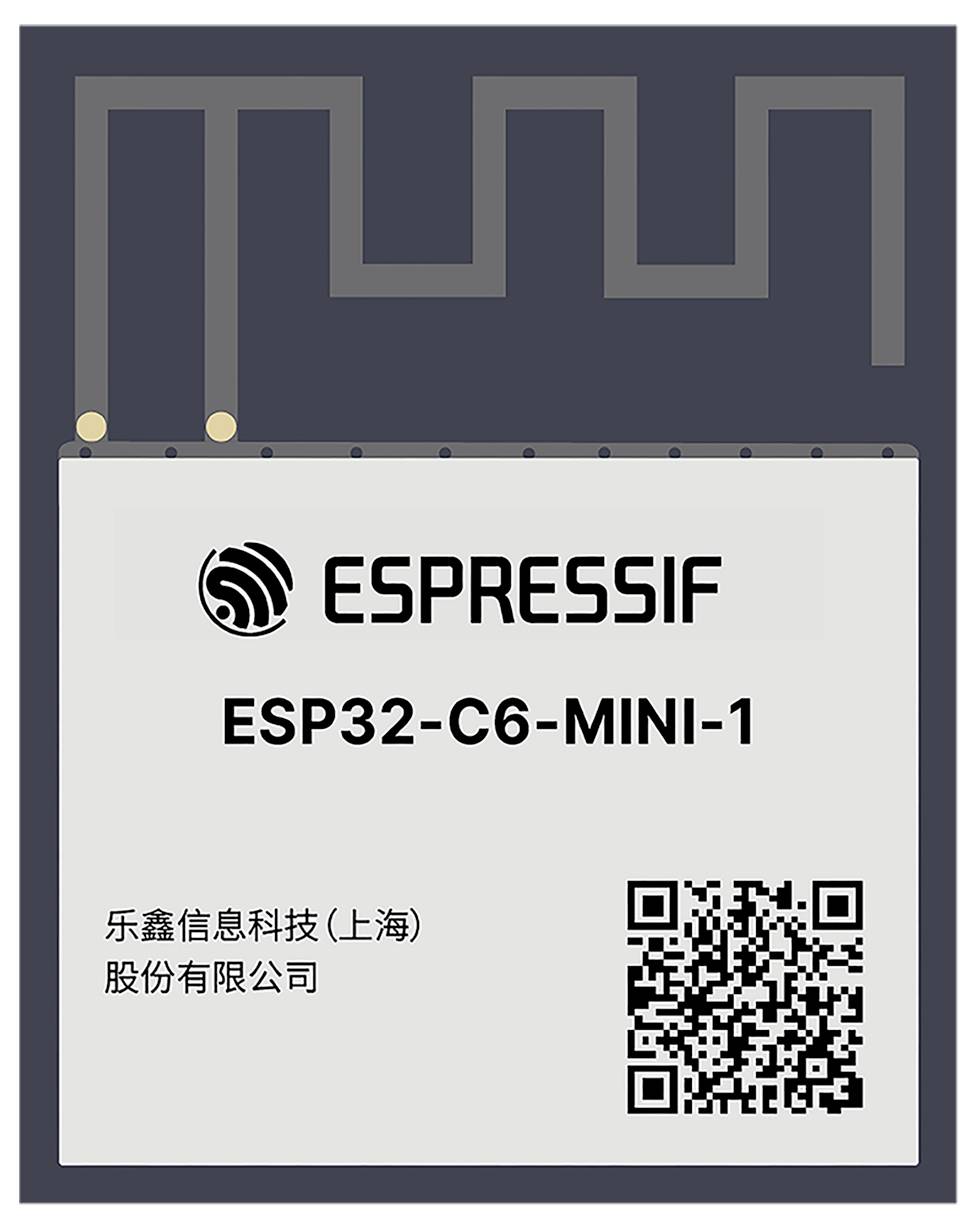 Espressif ESP32-C6-MINI-1-H4 WiFi-modul-0