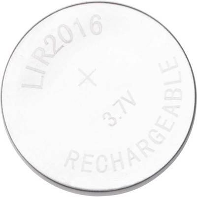 Akyga AKY1981 Laddbart batteri Knappcell LIR 2016 Li-Ion 22 mAh 3.7 V 1 st-0