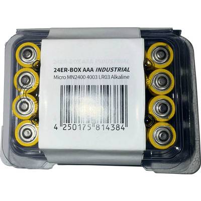 Varta Batteribox Micro LR03 Alkaliskt 1200 mAh, 1300 mAh 1.5 V 24 st-0