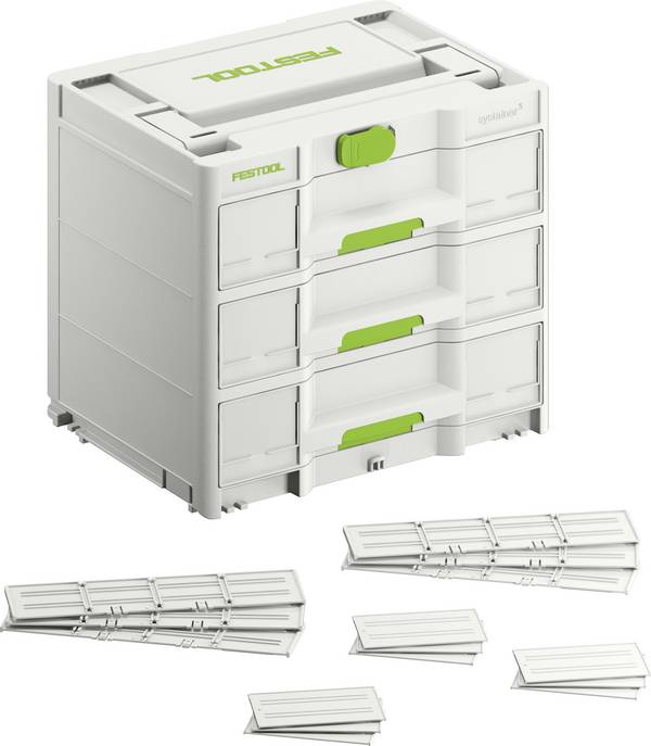 Festool Systainer SYS3-SORT/3 M 337 577769 Transportlåda  (L x B x H) 396 x 296 x 337 mm