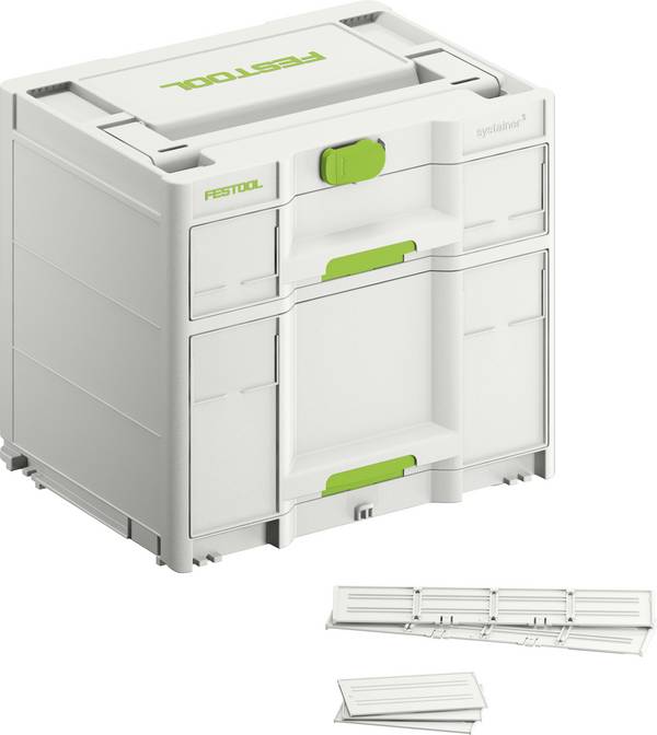 Festool Systainer SYS3-SORT/2 M 337 577770 Transportlåda  (L x B x H) 396 x 296 x 337 mm