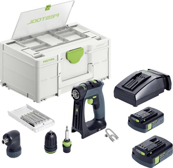 Festool CXS 18 C 3,0-Set 576884 Borrskruvdragare batteri  18 V 3.00 Ah  inkl. 1x batteri, inkl. laddare