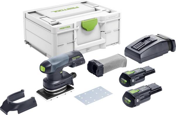 Festool RTSC 400 3,0 I-Plus 577686  Slipmaskin batteridriven inkl. 1x batteri, inkl. laddare  18 V 80 x 130 mm
