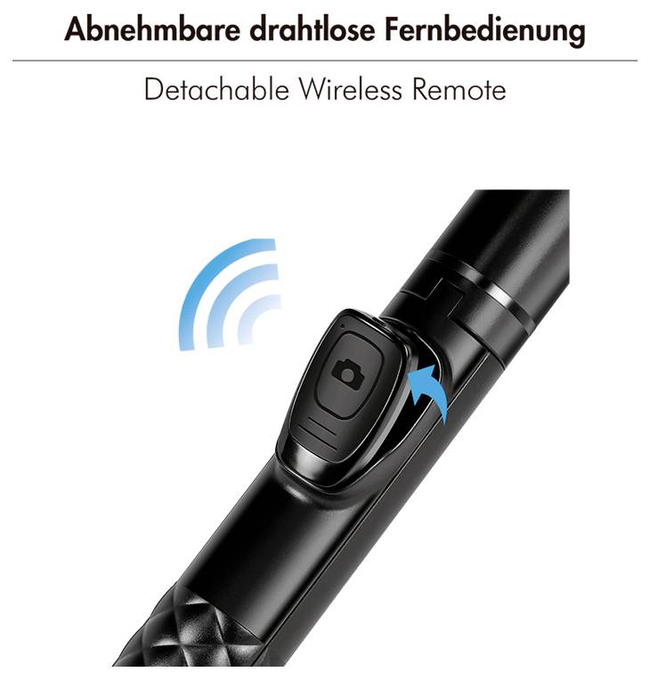 Avtagbar trådlös fjärrkontroll