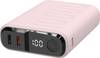RealPower REALPOWER PB-10000 C Powerbank 10000 mAh Power Delivery USB-C® kontakt (Power Delivery) Ganmmalrosa Statusindikering