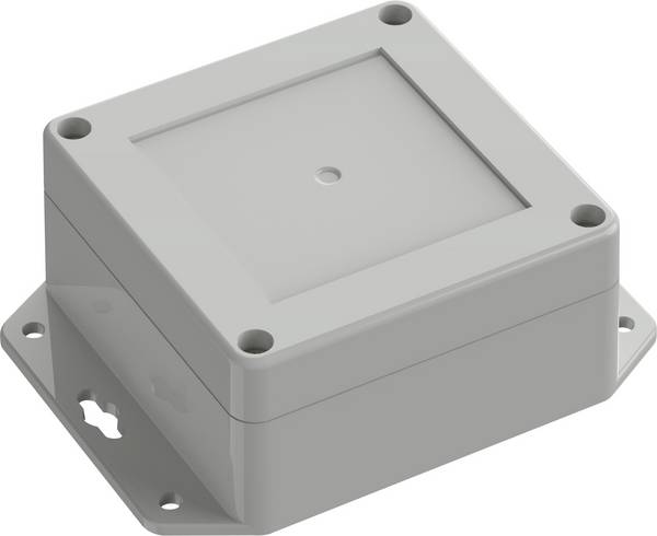 TRU COMPONENTS 6U07090905517 TC-13865232 Industrihölje 121.5 x 90 x 45 ABS Ljusgrå 1 st
