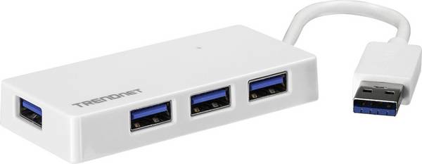 TrendNet TU3-H4E Nätverksadapter/hub